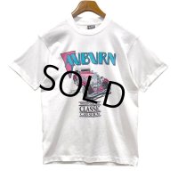 ほぼ未使用‼ 90's USA製 ビンテージ【FRUIT OF THE LOOM 】フルーツオブザルーム【白】【AUBURN CAR SHOW】【Tシャツ】【サイズM】 
