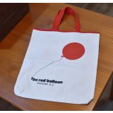 【ビンテージ】【the red ballon summit,n.j.】【生成りx赤】【風船】【コットン】【トートバッグ】 