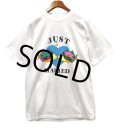 ほぼ未使用‼ 80’ｓ【USA製】【ビンテージ】【HL MILLER】【JUST MUIED】【魚】【KISS】白【Ｔシャツ】【サイズL】 