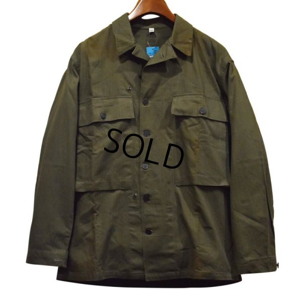 画像1: ほぼ未使用‼【40's】【ビンテージ】米軍実物【U.S.ARMY】【M43】13スターボタン【HBT】ジャケット【カバーオール】【38R】 