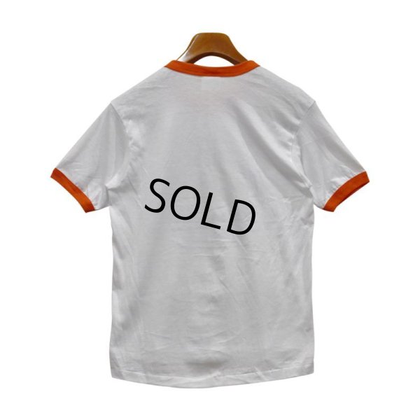 画像3: ほぼ未使用‼【80's】USA製【ビンテージ】【Hanes】ヘインズ【白ｘ赤】機関車【リンガーＴシャツ】【サイズＭ】 
