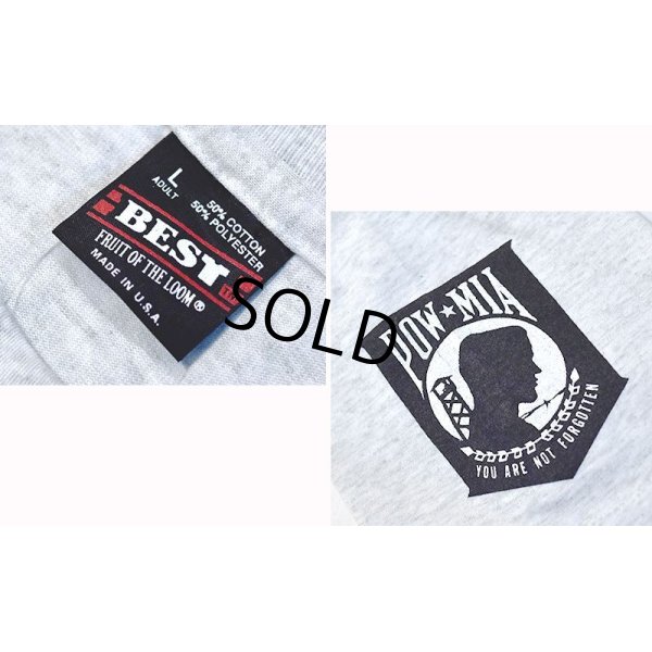 画像2: 90's USA製 ビンテージ【FRUIT OF THE LOOM 】フルーツオブザルーム【グレー】【THE NJ VIETNAM】【 Tシャツ】【サイズM】 