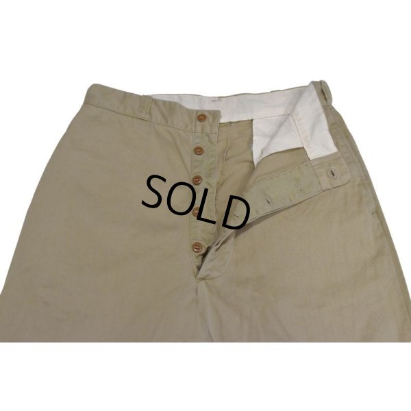 画像1: 【50's】【ビンテージ】U.S.ARMY【米軍実物】【チノパンツ】【３１Ｘ３１】 