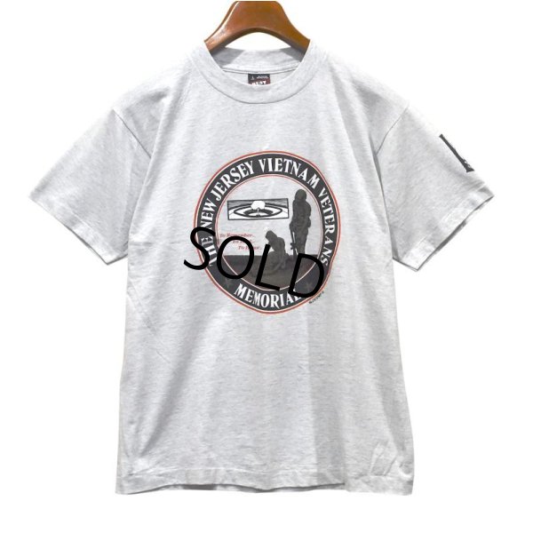 画像1: 90's USA製 ビンテージ【FRUIT OF THE LOOM 】フルーツオブザルーム【グレー】【THE NJ VIETNAM】【 Tシャツ】【サイズM】 