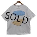 80's【USA製】【ビンテージ】【OFF THE MARK】漫画【マーク・パリシ】【釘】白【Tシャツ】【サイズＸＬ】 