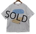 80's【USA製】【ビンテージ】【OFF THE MARK】漫画【マーク・パリシ】【釘】白【Tシャツ】【サイズＸＬ】 