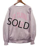 80's【USA製】ビンテージ【チャンピオン】プリント　トリコタグ【リバースウィーブ】【ピンク】【St.cloud】【スウェット】【サイズXL】 