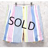【nautica】【ノーティカ】【クレイジーストライプ】【ショーツ】【W34】 