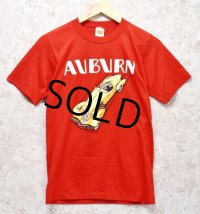 【デッドストック】【80's】 【USA製】【ビンテージ】【AUBURN】オーバーン【クラシックカー】赤 Tシャツ 【サイズS】 
