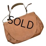 ~60s【ビンテージ】オールレザー【US MAIL BAG】USPS【メールバッグ】 