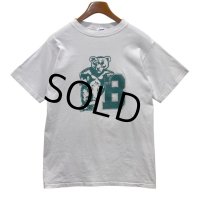 90's【USA製】【ビンテージ】【BONITA】【BEAR CATS】バックプリント　フットボール【Ｔシャツ】【サイズXL】 