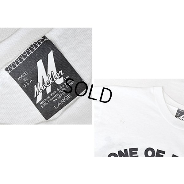 画像2: 80's~【USA製】【ビンテージ】【ONE OF BUDDY'S】【バックプリント付き】【白】【Tシャツ】【サイズL】 