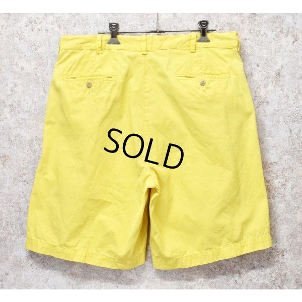 画像3: 【POLO RALPH LAUREN】ラルフローレン【イエロー】【2タック】【ショートパンツ】【短パン】【コットンショーツ】【W34】