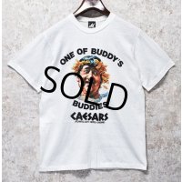 80's~【USA製】【ビンテージ】【ONE OF BUDDY'S】【バックプリント付き】【白】【Tシャツ】【サイズL】 