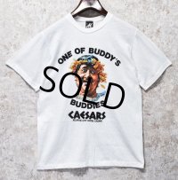 80's~【USA製】【ビンテージ】【ONE OF BUDDY'S】【バックプリント付き】【白】【Tシャツ】【サイズL】 