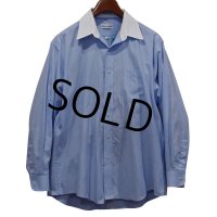 【pierre cardin】ピエールカルダン【白×ストライプ】【クレリックシャツ】16 1/2-32 33 