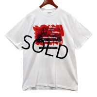 デッドストック 90's【シングルステッチ】【ONEITA】【オニータ】【ビンテージ】【When are you landing~ 】【白】【Ｔシャツ】【サイズＸＬ】 