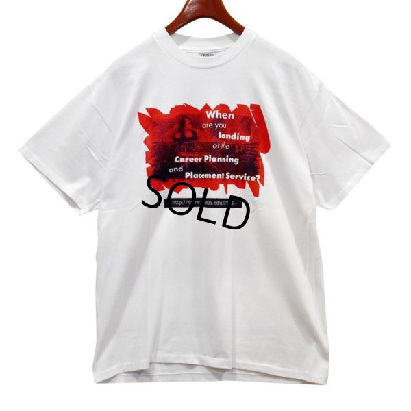 画像1: デッドストック 90's【シングルステッチ】【ONEITA】【オニータ】【ビンテージ】【When are you landing~ 】【白】【Ｔシャツ】【サイズＸＬ】 
