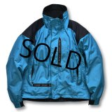 【ビンテージ】マーモット【MARMOT】【青×黒】ハーフムーンポケット【ゴアテックスジャケット】ハンティングジャケット【サイズＭ】 