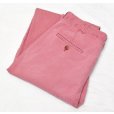 画像1: 90's【USA製】【ビンテージ】【COTTON SUPPLY】【ピンク】【２タック】【コットンパンツ】【スラックス】【W３４】<br> (1)