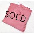 90's【USA製】【ビンテージ】【COTTON SUPPLY】【ピンク】【２タック】【コットンパンツ】【スラックス】【W３４】 