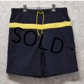 【POLO SPORT】ポロスポーツ【ラルフローレン】【紺ｘ黄色ライン】【ショートパンツ】【バギーズショーツ】 【サイズＭ】 
