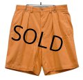 【POLO RALPH LAUREN】ラルフローレン【オレンジ】【２タック】【ショートパンツ】【短パン】【コットンショーツ】【W33】 