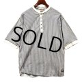 【ビンテージ】【Levi's】【リーバイス】【ストライプ柄】【ヘンリーネックTシャツ】【サイズM】 