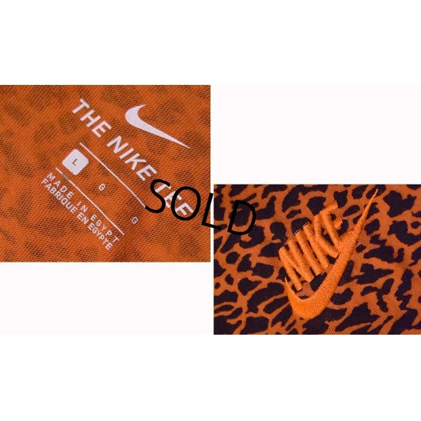 画像2: 【ナイキ】【NIKE】【ヒョウ柄】胸ロゴ【赤ピンクｘ黒】【Ｔシャツ】【サイズＬ】 