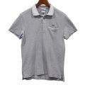 【LACOSTE】【ラコステ】【グレー×白襟】【ポロシャツ】【サイズ４】 