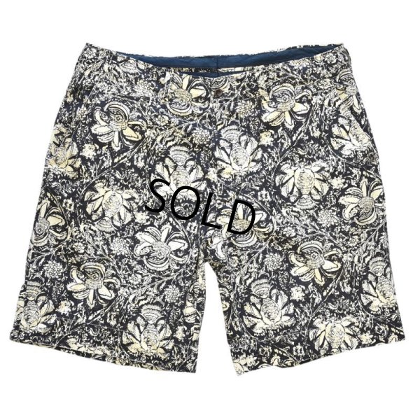 画像1: 【POLO RALPH LAUREN】ラルフローレン【黒×白】花柄【ショートパンツ】【短パン】【コットンショーツ】【W３６】 