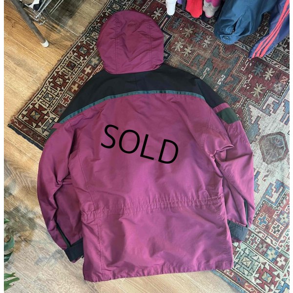 画像3: 90’s~【ビンテージ】USA製【The north face】【ザ ノースフェイス】ワインｘ黒ｘ緑【アノラックパーカー】 