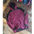 90’s~【ビンテージ】USA製【The north face】【ザ ノースフェイス】ワインｘ黒ｘ緑【アノラックパーカー】 