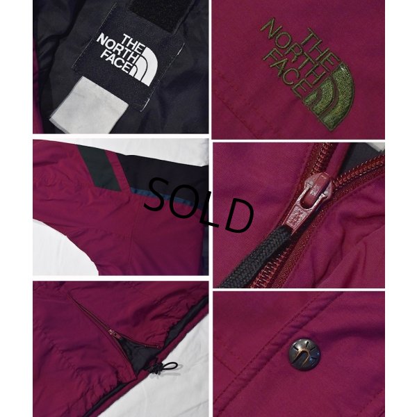 画像2: 90’s~【ビンテージ】USA製【The north face】【ザ ノースフェイス】ワインｘ黒ｘ緑【アノラックパーカー】 