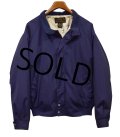 ~90's ビンテージ【エディーバウアー】【Eddie Bauer】【紺ｘ裏地釣り針】毛ばり ジップアップブルゾン【サイズL】 
