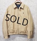 【ラルフローレン】【POLO RALPH LAUREN】【ベージュ】【ブルゾン】スウィングトップ【サイズＸＬ】 