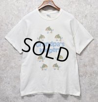 ビンテージ【GILDAN】【ギルダン】Grandpa’ｓKeepers【魚プリント】【Tシャツ】【サイズＬ】 