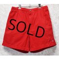 【POLO RALPH LAUREN】オールド ラルフローレン【赤】【ショートパンツ】【短パン】【コットンショーツ】【サイズＭ】 