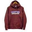 画像1: 【パタゴニア】patagonia【ワイン】エンジ【ロゴパーカー】フーディー【サイズS】パーカー<br> (1)