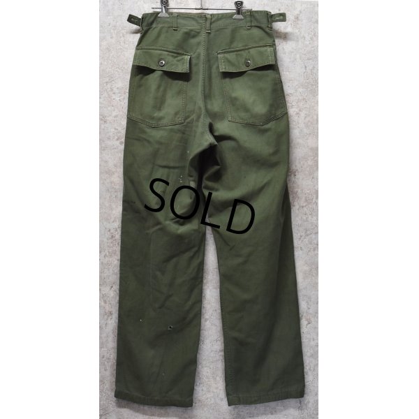 画像4: ∼60’ｓ【ビンテージ】U.S.ARMY【米軍実物】OG107【サイドアジャスター付き】【ベイカーパンツ】