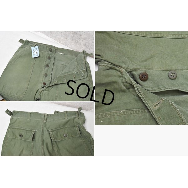 画像2: ∼60’ｓ【ビンテージ】U.S.ARMY【米軍実物】OG107【サイドアジャスター付き】【ベイカーパンツ】