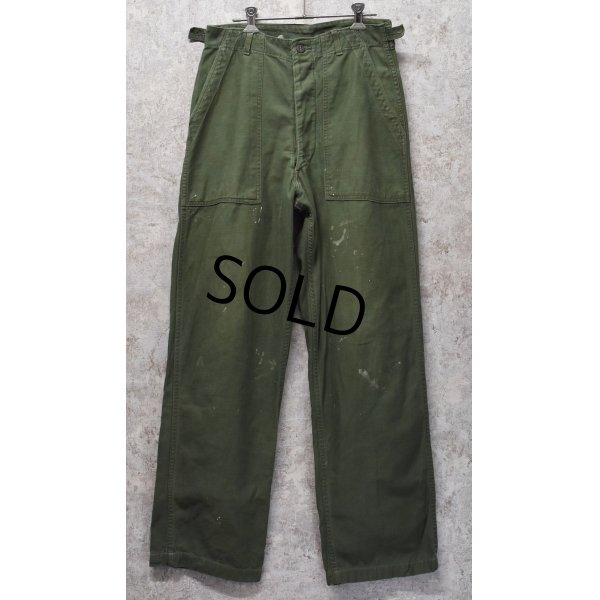 画像1: ∼60’ｓ【ビンテージ】U.S.ARMY【米軍実物】OG107【サイドアジャスター付き】【ベイカーパンツ】