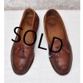 【USA製】【アレンエドモンズ】【Allen Edmonds】【赤茶色】【タッセルローファー】【10 1/2D】【28.5cm程度】 