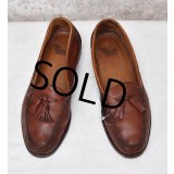【USA製】【アレンエドモンズ】【Allen Edmonds】【赤茶色】【タッセルローファー】【10 1/2D】【28.5cm程度】 