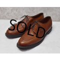 【USA製】【アレンエドモンズ】【Allen Edmonds】【ブラウン】【Ｕチップモカシン】【9 1/2 EEE】【27.5cm程度】 