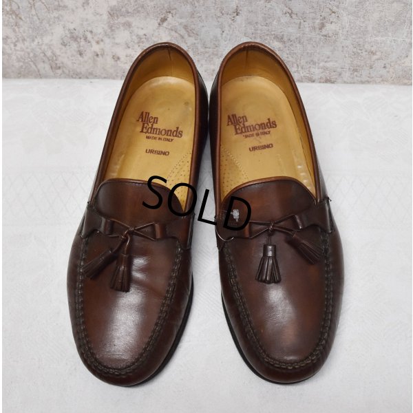 画像3: 【ITALY製】イタリー製【アレンエドモンズ】【Allen Edmonds】【URBINO】ブラウン【タッセルローファー】【9 1/2 EEE】【27.5cm程度】