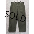 【60's∼】【米軍実物】U.S.ARMY【ビンテージ】OG107【ベイカーパンツ】【ダブルステッチ】UFOボタン【ユーティリティパンツ】【Ｗ３３程度】 