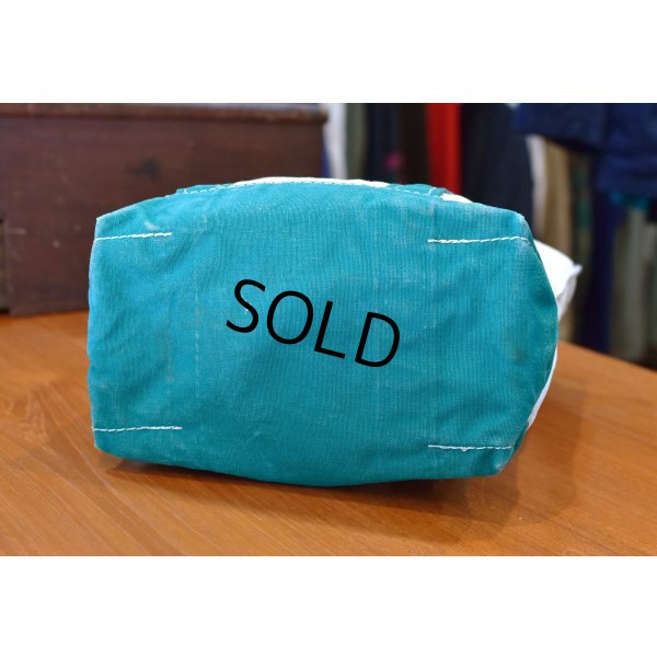 画像7: 80's【ビンテージ】【L.L.bean】オールド【エルエルビーン】白ｘ緑【キャンバス】【トートバッグ】【ビーントート】小さいサイズ 