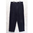 画像1: 【ビンテージ】【オールドギャップ】【GAP】【EASY FIT】2タック【紺】【コーデュロイパンツ】【34×30】<br> (1)