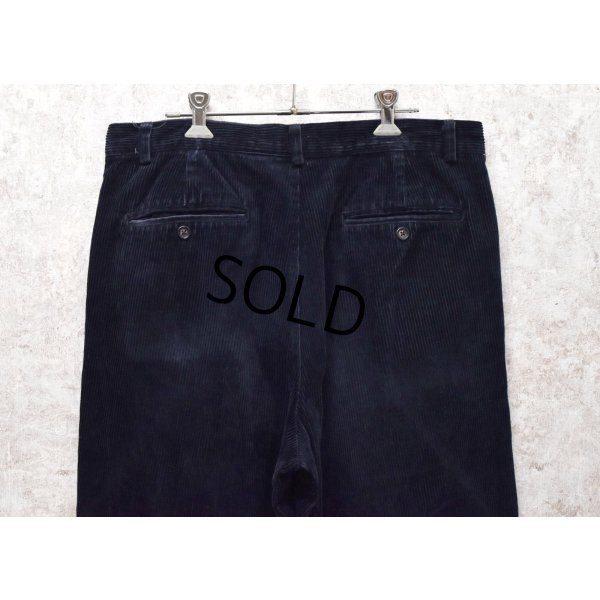 画像4: 【ビンテージ】【オールドギャップ】【GAP】【EASY FIT】2タック【紺】【コーデュロイパンツ】【34×30】 